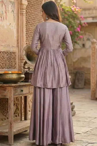 Women Bandhani Printed Regular Kurta with Trousers