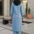 Women Embroidered Regular Thread Work Kurta with Trousers