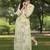 Women Floral Embroidered Thread Work Chanderi Cotton Kurta with Trousers & Dupatta
