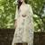 Women Floral Embroidered Thread Work Chanderi Cotton Kurta with Trousers & Dupatta