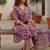 Women Printed Regular Thread Work Pure Cotton Kurta with Trousers & With Dupatta