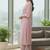 Women Regular Silk Crepe Kurta with Trousers