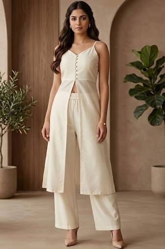 Women Regular Kurta with Trousers