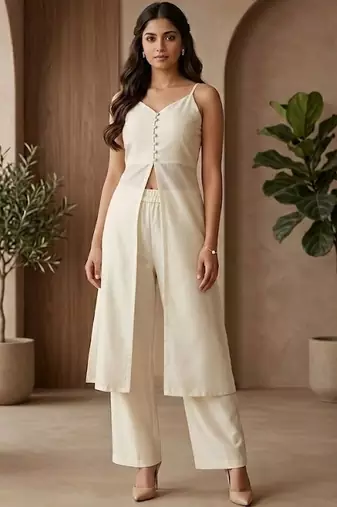 Women Regular Kurta with Trousers