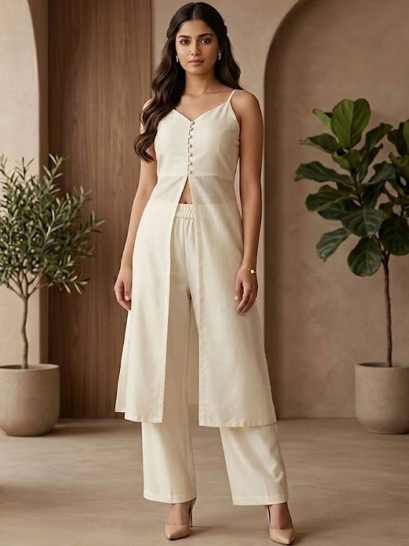 Women Regular Kurta with Trousers