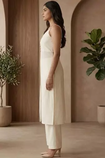 Women Regular Kurta with Trousers