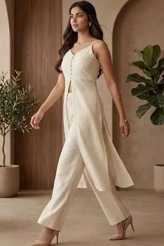Women Regular Kurta with Trousers