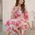 Women Floral Printed Regular Kurta with Trousers