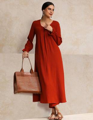 Women Empire Kurta with Trousers 1