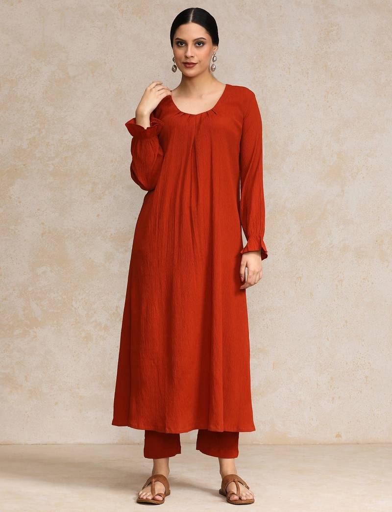 Women Empire Kurta with Trousers