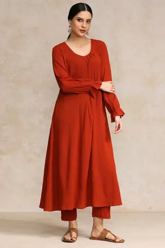 Women Empire Kurta with Trousers