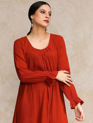 Women Empire Kurta with Trousers 6