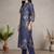 Women Ethnic Motifs Printed Regular Chanderi Silk Kurta with Trousers & With Dupatta