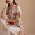 Women Floral Printed Regular  Cotton Kurta with Trousers