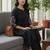 Women Ethnic Motifs Embroidered Panelled Thread Work Kurta with Trousers
