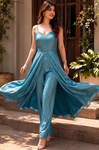 The Livia Women Front Slit Kurta Set