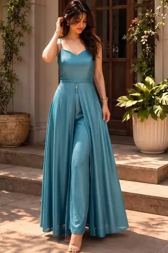 The Livia Women Front Slit Kurta Set