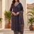 Women Ethnic Motifs Printed Regular Thread Work Kurta with Trousers & With Dupatta