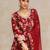 Women Floral Printed Regular Beads and Stones  Cotton Kurta with Trousers & With Dupatta