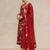Women Floral Printed Regular Beads and Stones  Cotton Kurta with Trousers & With Dupatta