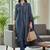 Women Floral Printed Regular Chanderi Silk Kurta with Trousers & With Dupatta