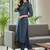 Women Floral Printed Regular Chanderi Silk Kurta with Trousers & With Dupatta