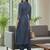 Women Floral Printed Regular Chanderi Silk Kurta with Trousers & With Dupatta