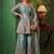 Women Ethnic Motifs Embroidered Tiered Sequinned Kurta with Palazzos & With Dupatta
