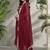 Women Ethnic Motifs Regular Thread Work Silk Crepe Kurta with Trousers & With Dupatta