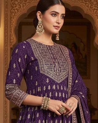 Women Ethnic Motifs Printed Panelled Kurta with Churidar & With Dupatta 2