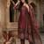Women Woven Design Regular Kurta with Trousers & With Dupatta