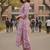 Women Floral Printed Regular Pure Cotton Kurta with Trousers & With Dupatta