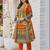 Women Printed Regular Beads and Stones Kurta with Trousers & With Dupatta
