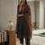 Women Geometric Printed Mandarin Collar Regular Kurta & Trousers With Dupatta