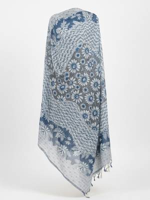 Women Floral Printed Regular  Cotton Kurta with Trousers & With Dupatta 3