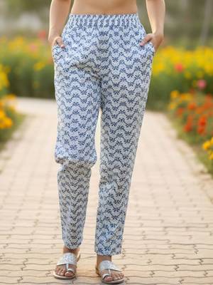 Women Floral Printed Regular  Cotton Kurta with Trousers & With Dupatta 4