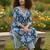 Women Floral Printed Regular  Cotton Kurta with Trousers & With Dupatta