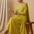 Women Printed Regular Thread Work Kurta with Trousers & With Dupatta