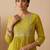 Women Printed Regular Thread Work Kurta with Trousers & With Dupatta