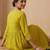 Women Printed Regular Thread Work Kurta with Trousers & With Dupatta