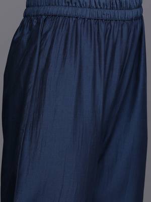 Women Ethnic Motifs Embroidered Regular Kurta with Trousers & With Dupatta 4