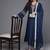 Women Ethnic Motifs Embroidered Regular Kurta with Trousers & With Dupatta