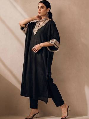 Women Ethnic Motifs Yoke Design Regular Kurta with Trousers 5