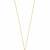 18k gold plated mop triangle pendant necklace