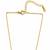 18k gold plated mop triangle pendant necklace