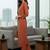 Women Regular Silk Crepe Kurta with Trousers