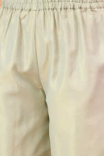 Women Solid Kurta with Trousers & Dupatta