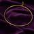 18k gold plated snake chain hasli necklace