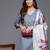 Thread work Kurta with Trouser and Printed Dupatta