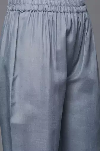 Thread work Kurta with Trouser and Printed Dupatta